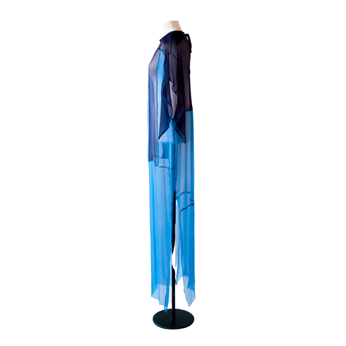 blue silk