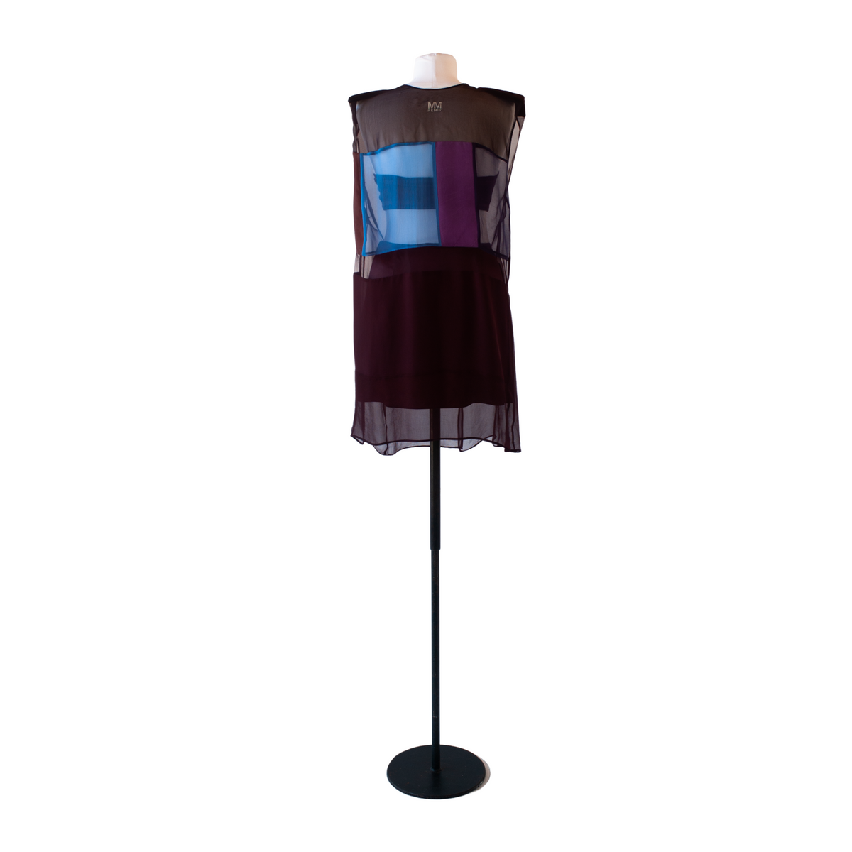 black blue half zipper
